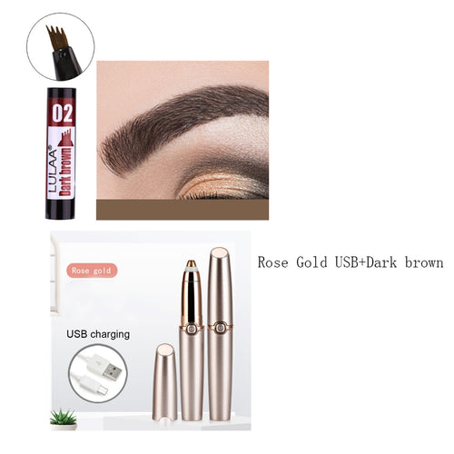VelvetGlow Electric Eyebrow Trimmer & Hair Remover