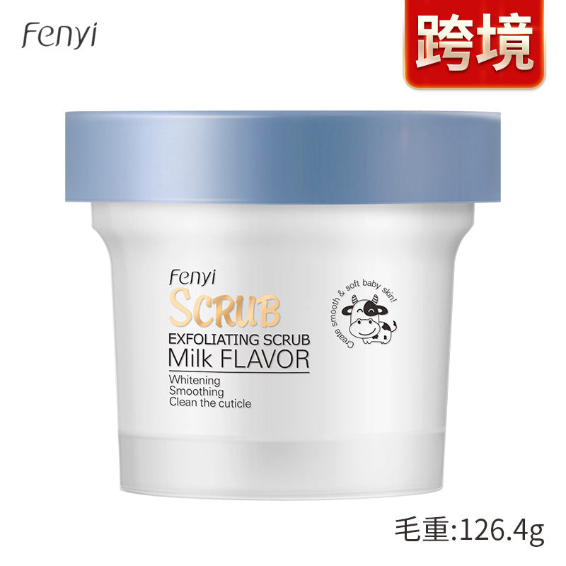 VelvetGlow Milk Exfoliating Body Scrub