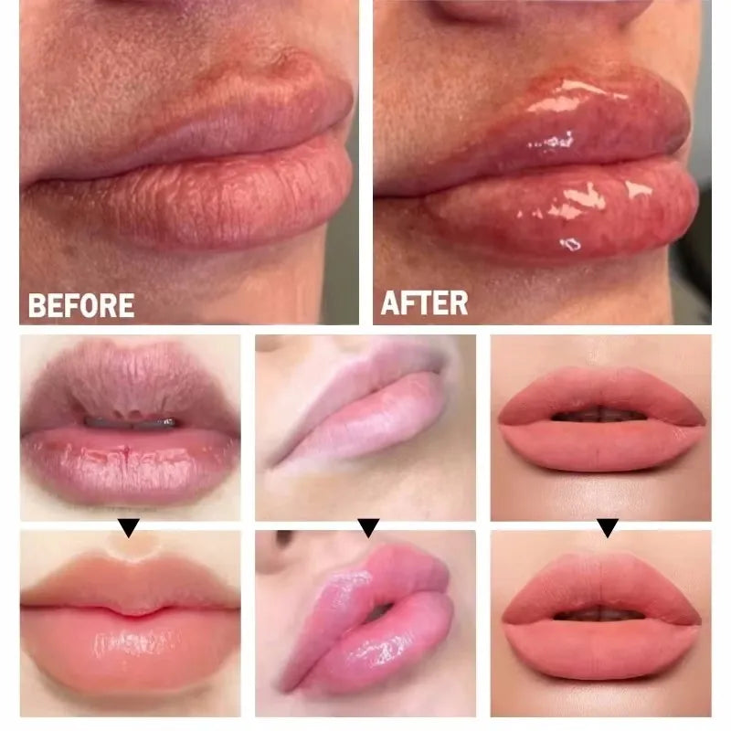 VelvetGlow Instant Lip Plumping Oil — Nourishing Gloss