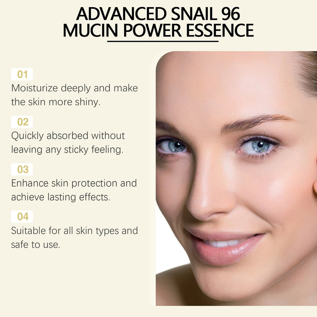 VelvetGlow Snail 96 Mucin Power Essence