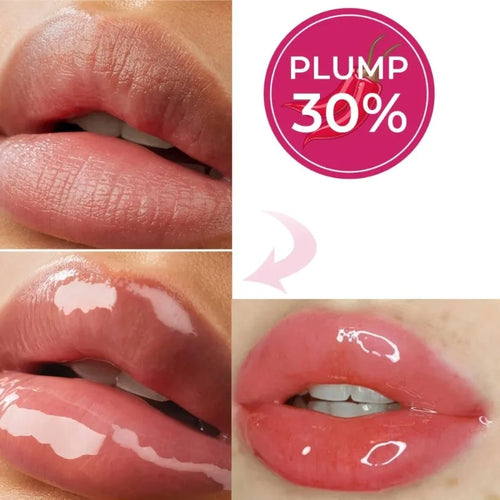 VelvetGlow Chili Lip Plumper Oil — Hot Volume Serum