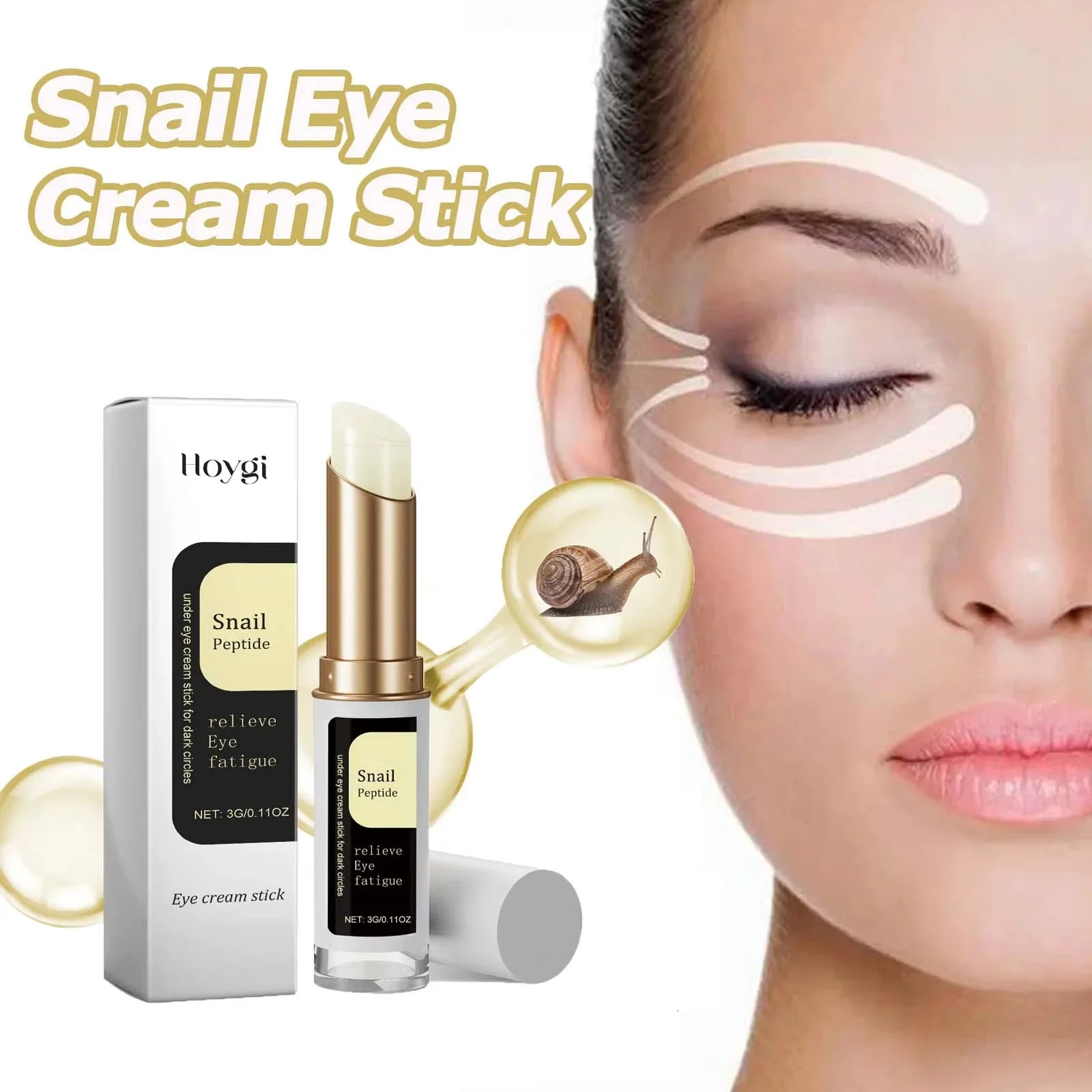 VelvetGlow Snail Collagen Eye Cream Stick