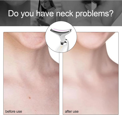 USB Face Massager EMS Photon Therapy Face Neck Lifting Beauty Tighten Device Thin Double Chin Remove Neck Lines Facial Massager