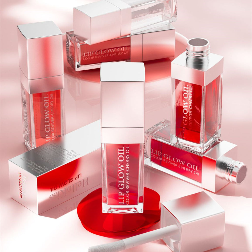 VelvetGlow Glossy Tint Lip Oil — Moisturizing Shine